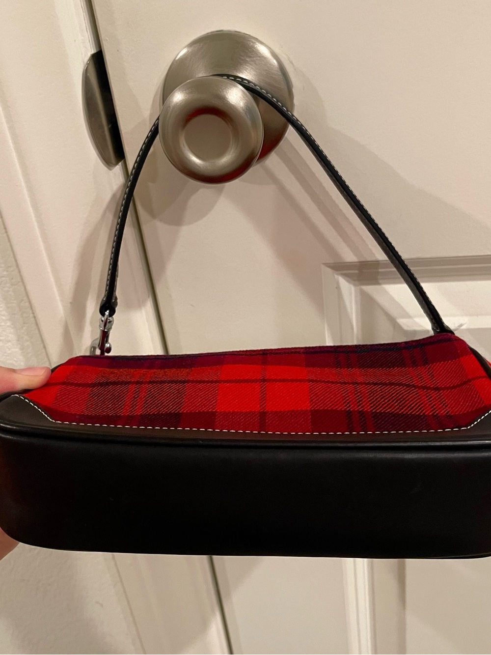 vintage coach plaid mini demi bag - Picture 4 of 5